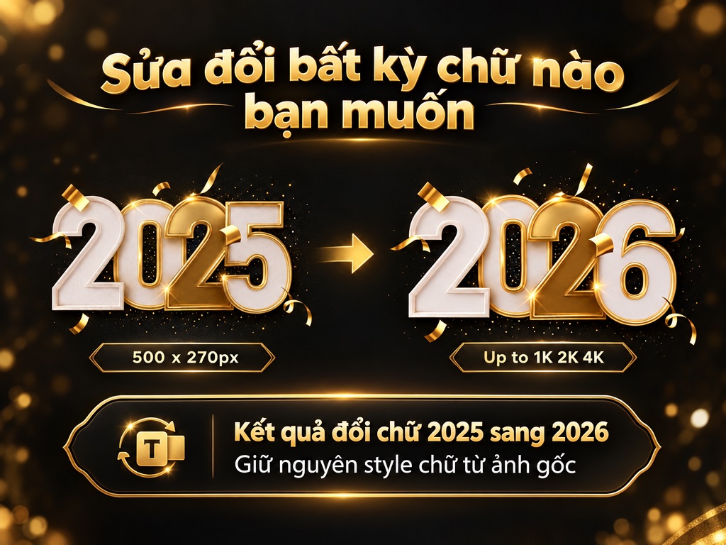 Thay chữ